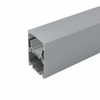 Aluminum Luminaire Profile Click 50x75mm anodized for LED Strips